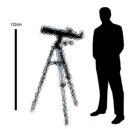 Meade Infinity 102 refraktorteleskop/stjärnkikare på altazimutal montering